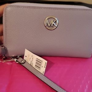 Michael Kors Lilac Phone Wallet